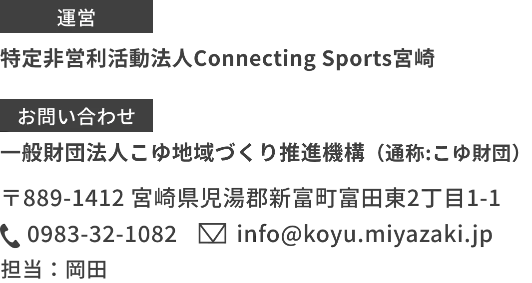 運営・お問い合わせ